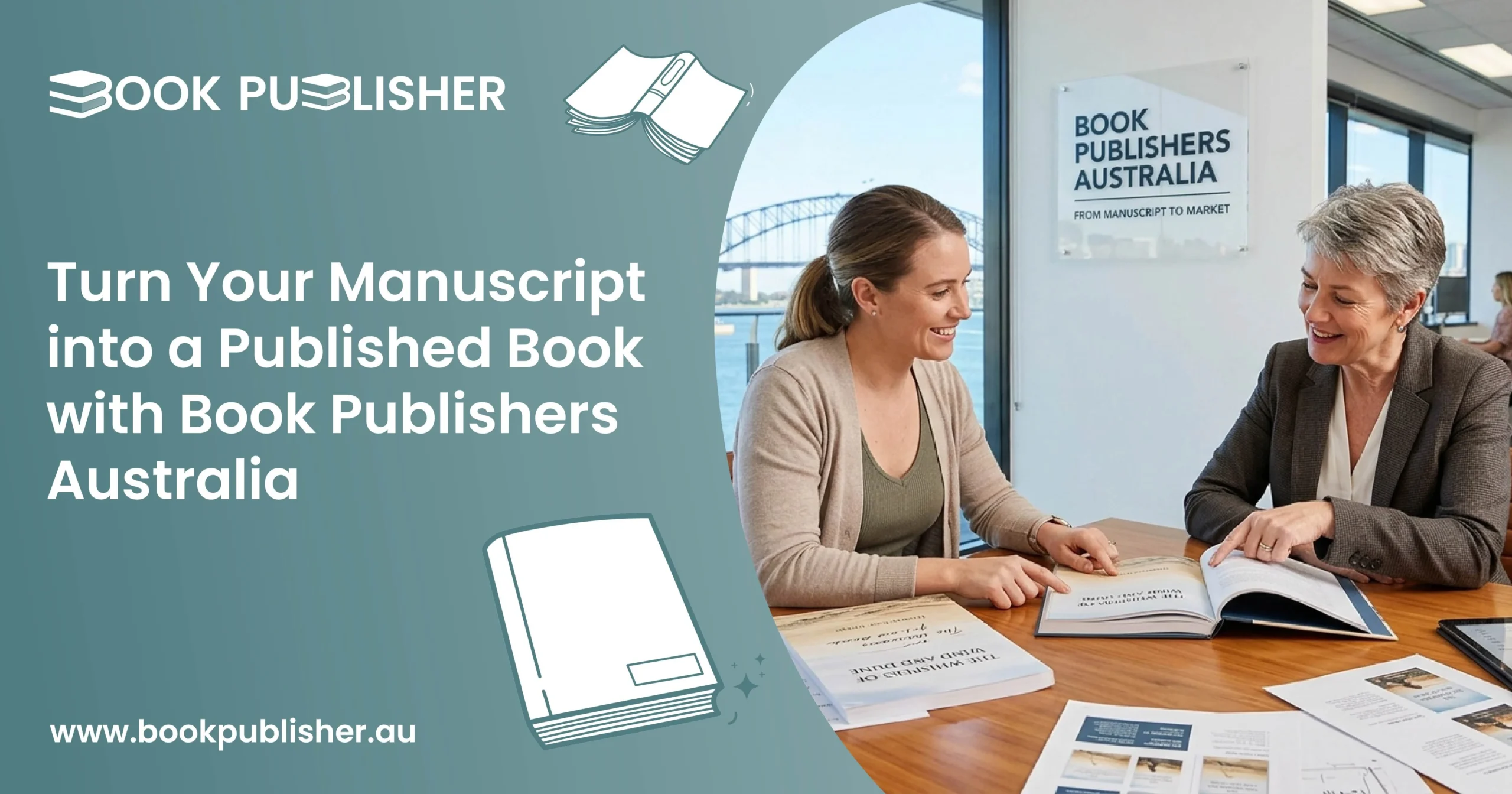 Turn Your Manuscript into a Published Book with Book Publishers Australia
